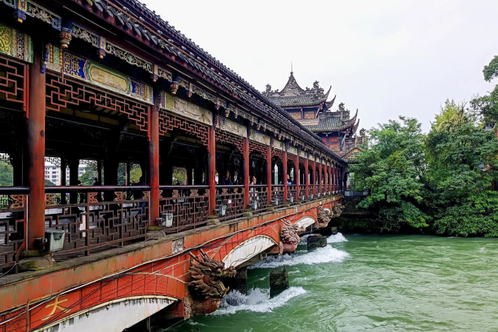 Dujiangyan Irrigation System Chengdu China