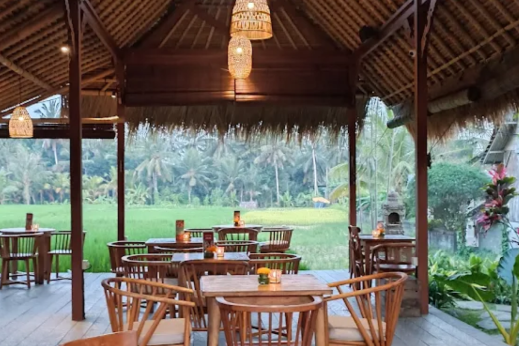 Pukako Ubud cafe in Bali Indonesia
