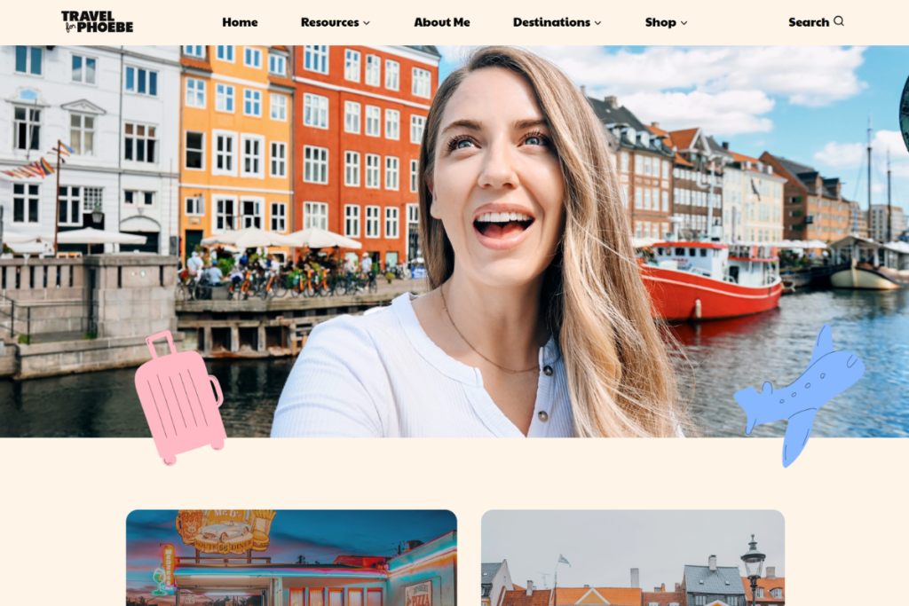 Travel For Phoebe website