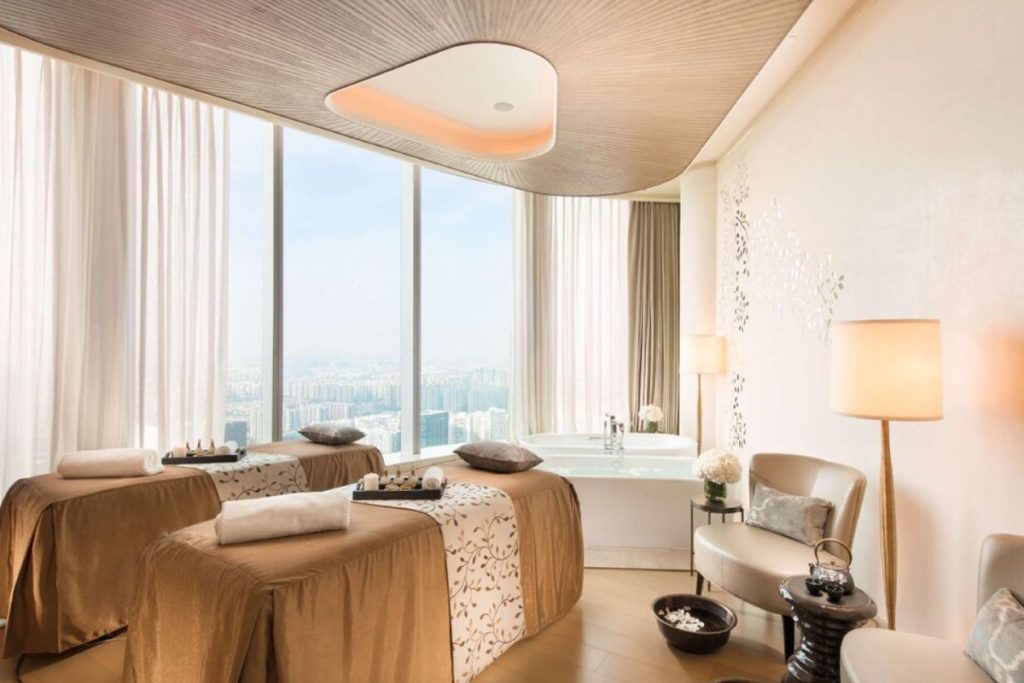 the spa at Waldorf Astoria Chengdu
