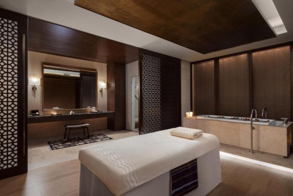 the spa at Shangri-La Chengdu